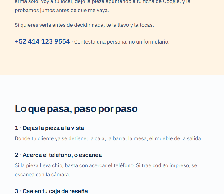 Cómo funciona, en tres pasos