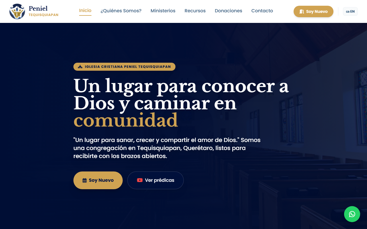 Portada: un lugar para conocer a Dios y caminar en comunidad